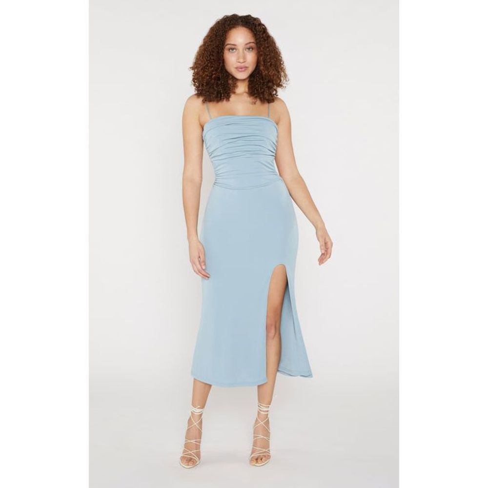 NWOT CINQ À SEPT Mariah Back-Cutout Slip Midi Dress $365